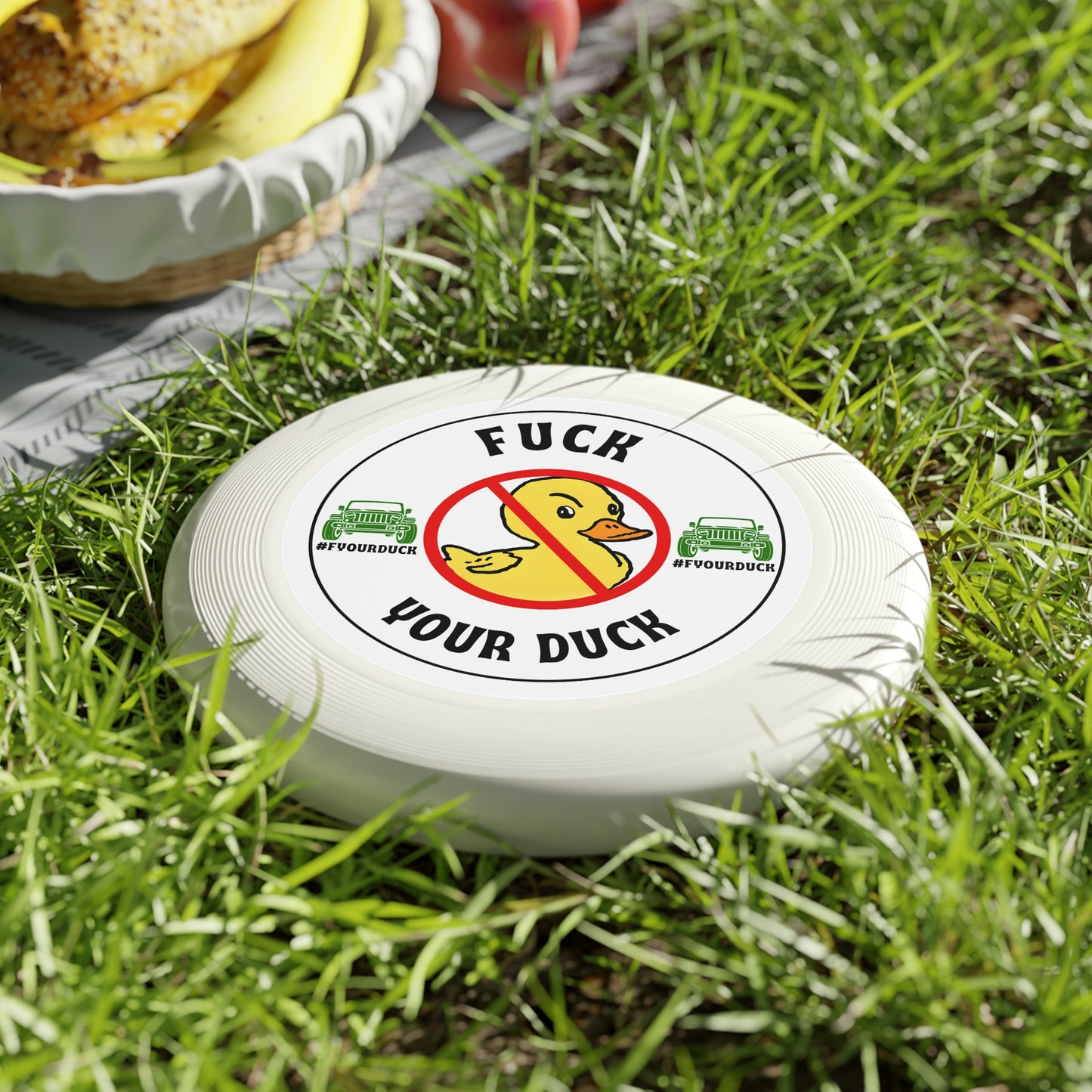 F Your Duck Frisbee