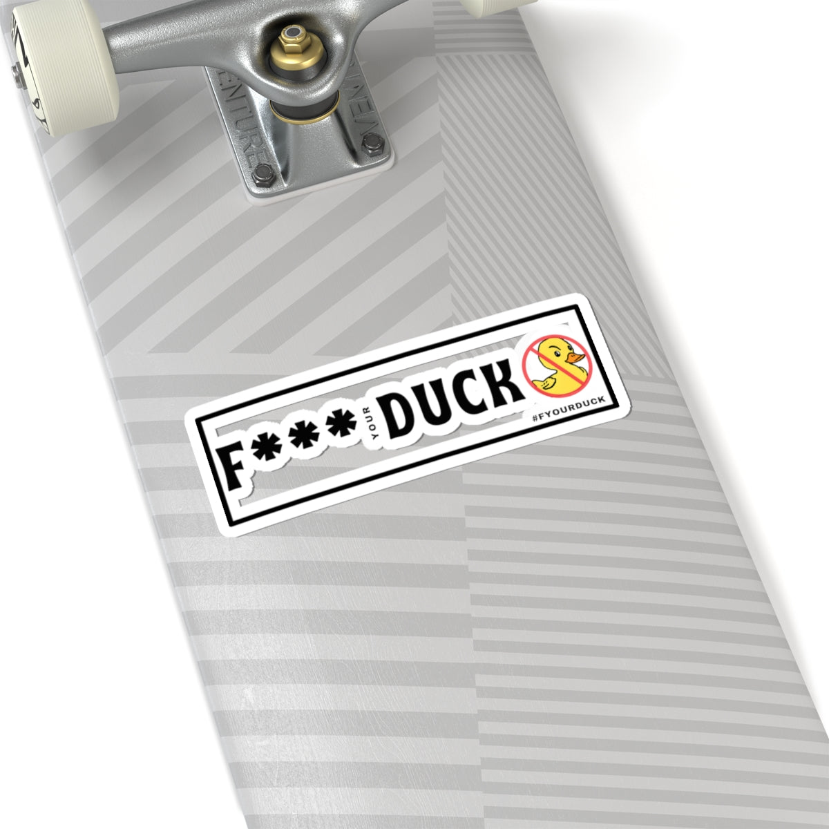 Funny Kiss-Cut Sticker - F*** Your Duck
