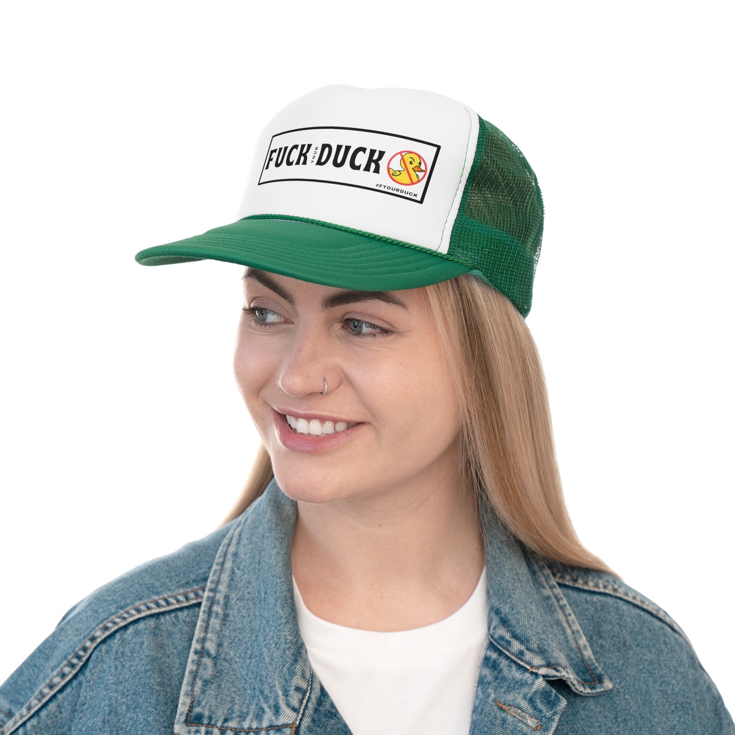 Anti-Rubber Duckie Trucker Hat