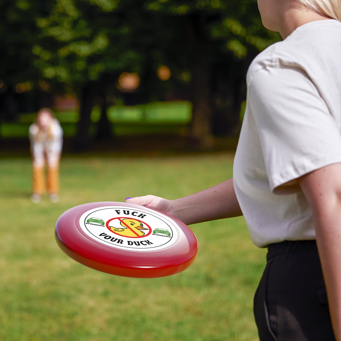 F Your Duck Frisbee