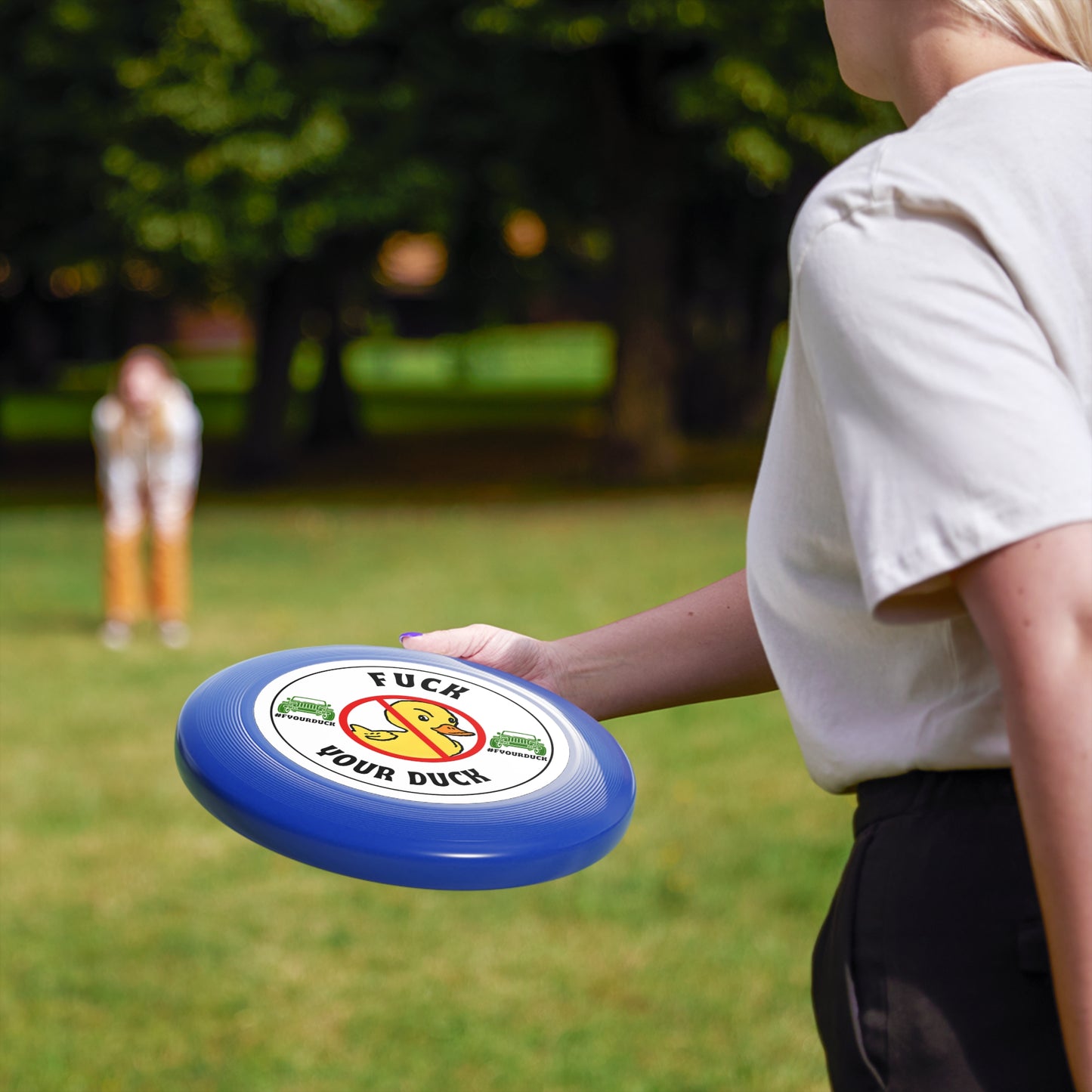 F Your Duck Frisbee