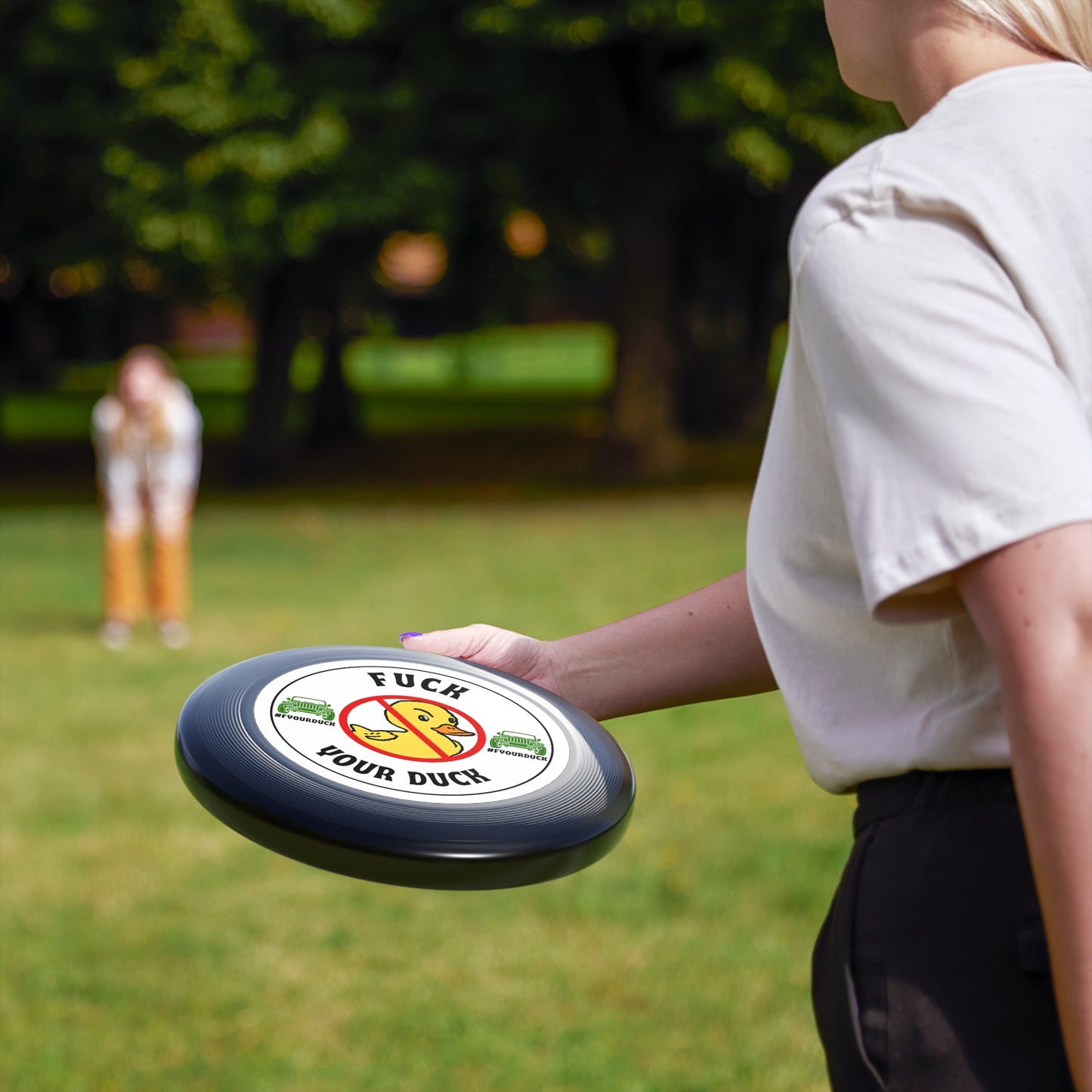 F Your Duck Frisbee