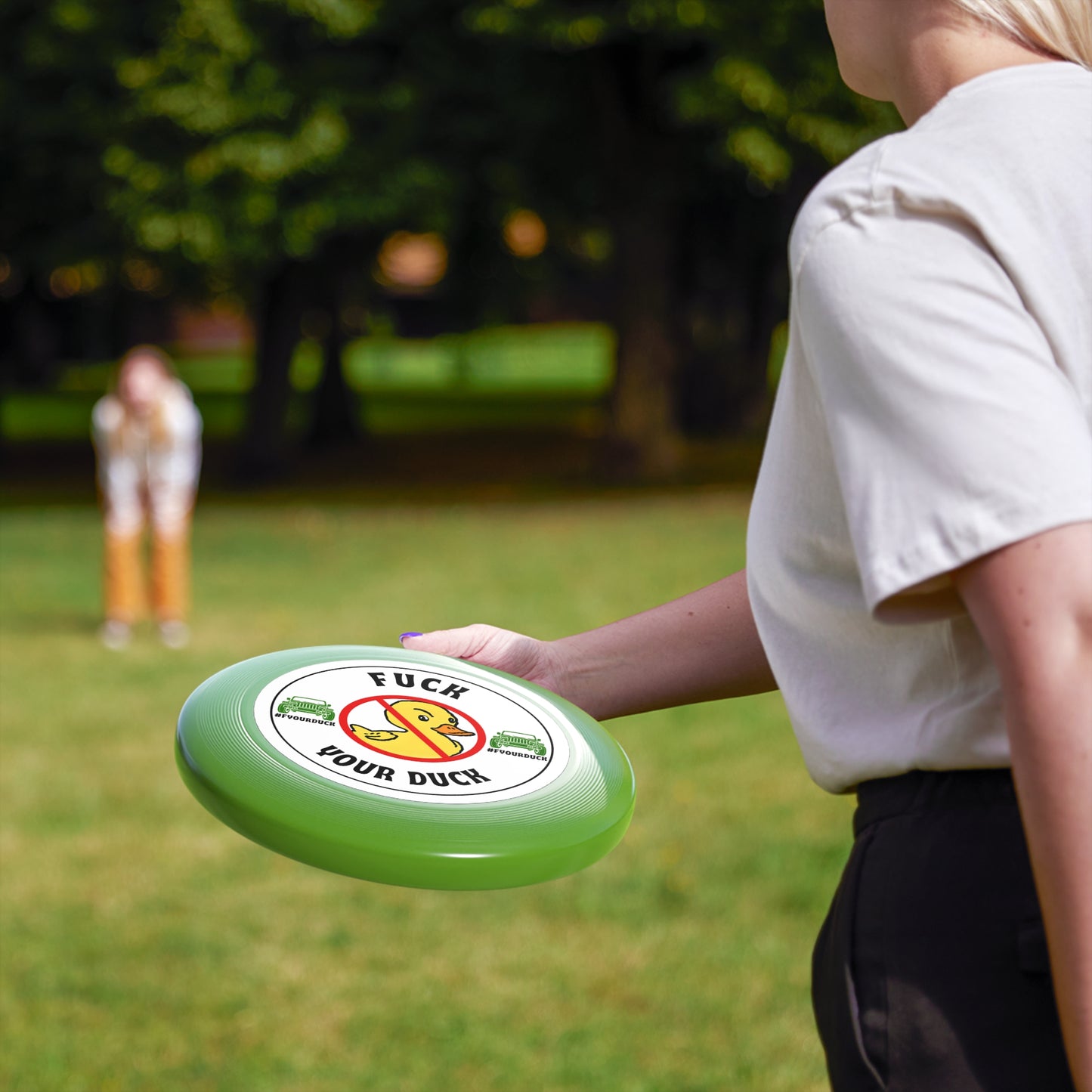F Your Duck Frisbee