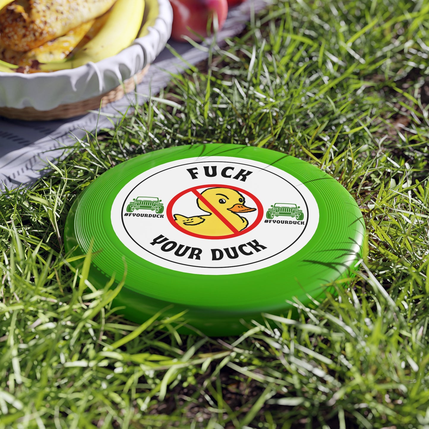 F Your Duck Frisbee
