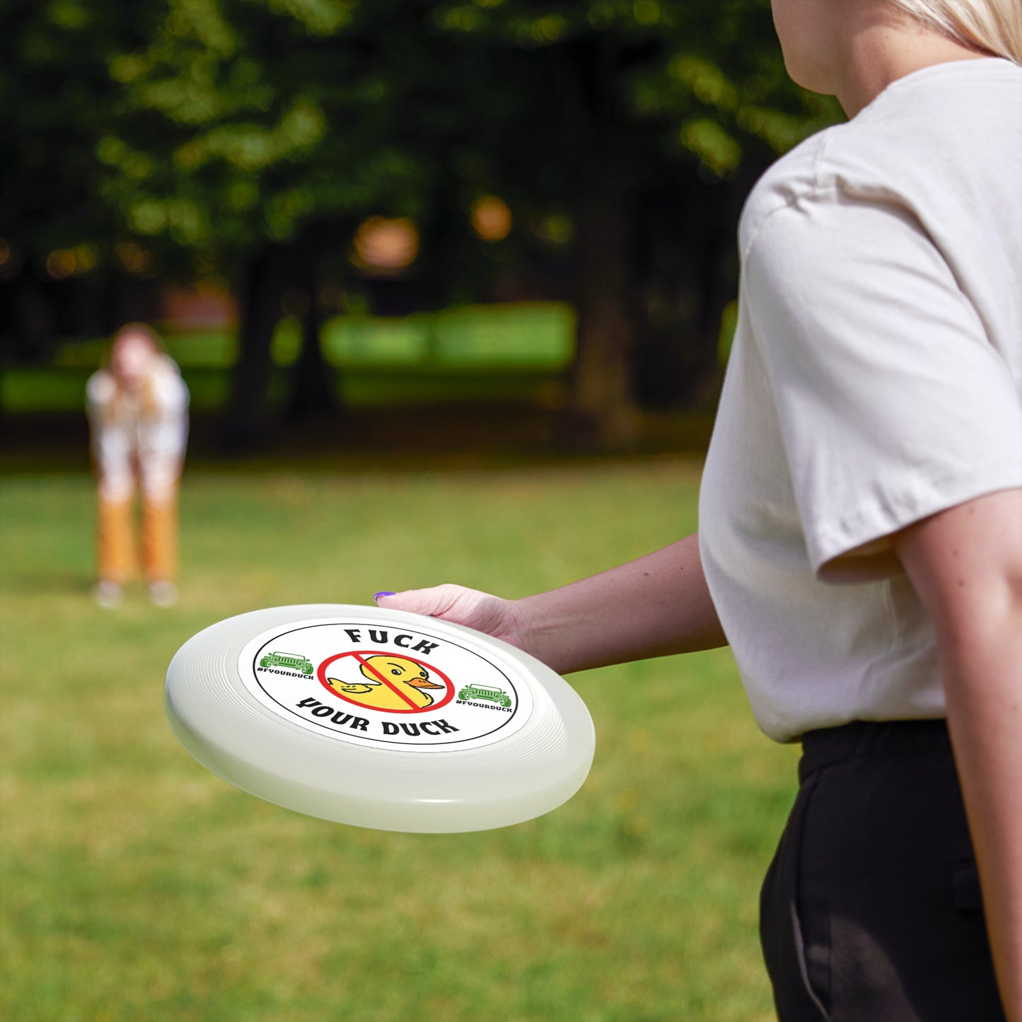 F Your Duck Frisbee