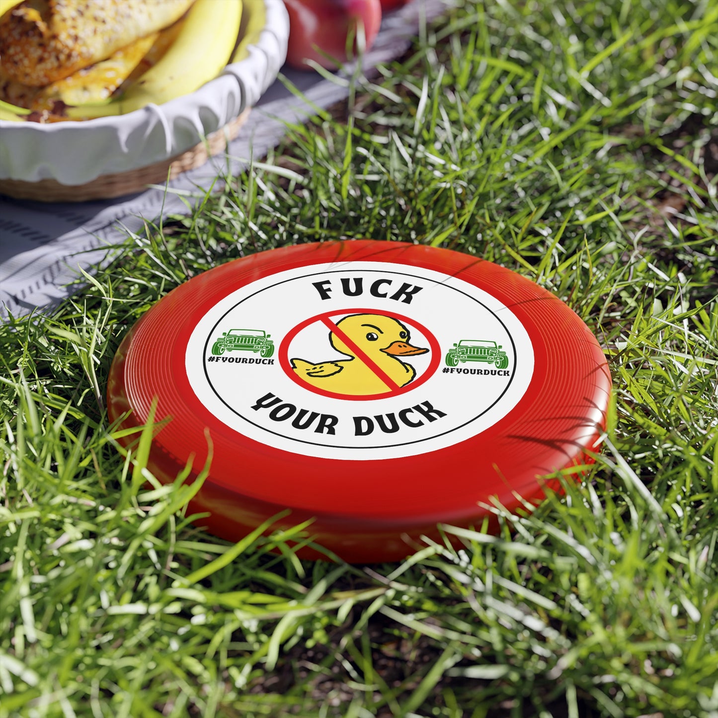 F Your Duck Frisbee
