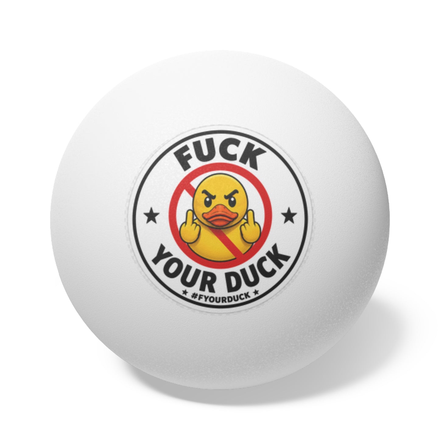 F Your Duck - Ping Pong Balls, 6 pcs
