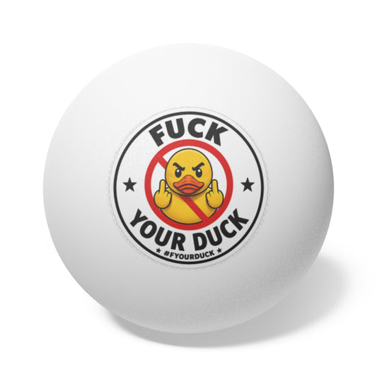 F Your Duck - Ping Pong Balls, 6 pcs