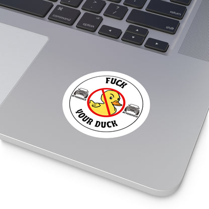 Anti-Rubber Duckie Sticker for Jeep Aficionados!