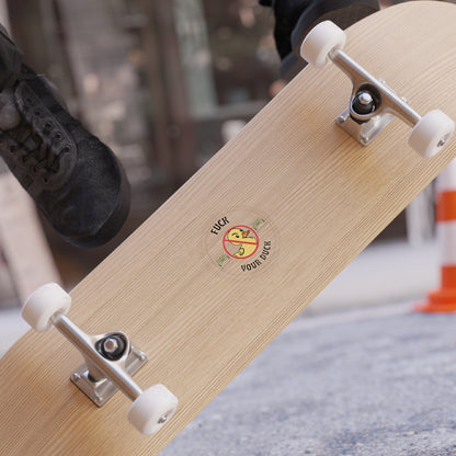 Anti-Rubber Duckie Sticker, Round, 1pcs